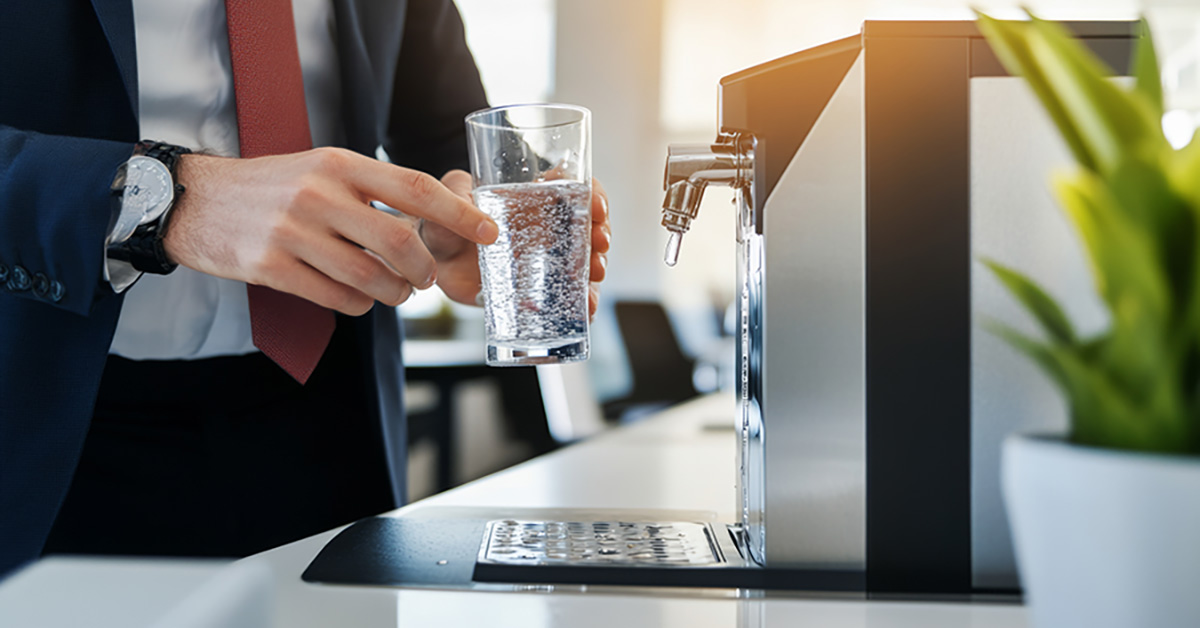 office water station workplace hydration in Washington DC | Sky Vision Refreshments