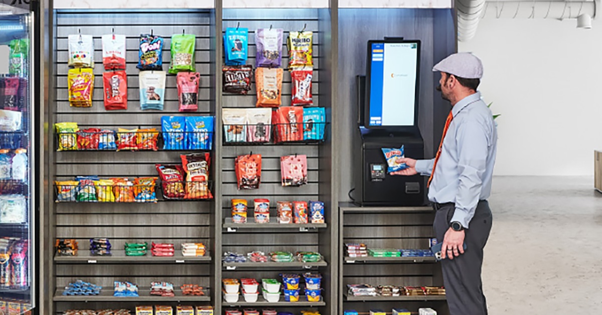 workplace break rooms micro market Washington DC | Sky Vision Refreshments